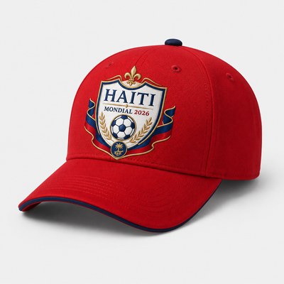 Haiti Mondial 2026 Soccer Cap