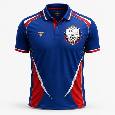 Haiti Mondial 2026 Official Women Sport Shirt.